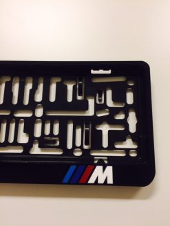 BMW M logo rechts kentekenplaathouder