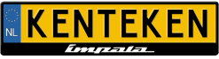 Chevrolet impala logo kentekenplaathouder