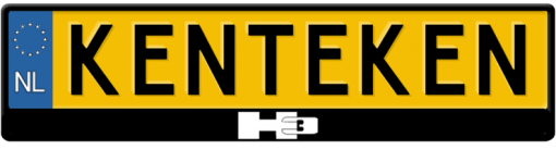 H3 Hummer logo kentekenplaathouder