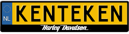 Harley davidson 3d kentekenplaathouder