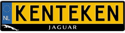 Jaguar kentekenplaathouder