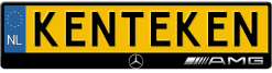 Mercedes AMG logo kentekenplaathouder